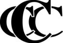 CCC Logo: Color Coordinate. Middle C is one thread color and the smaller 2 C\\'s are a second thread color